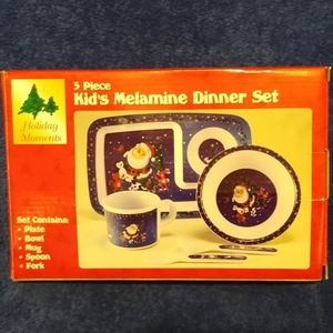 5 piece kids Melamine Dinner set